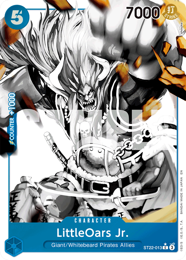 LittleOars Jr. ST22-013, the C printing from ST-22 of the One Piece Card Game