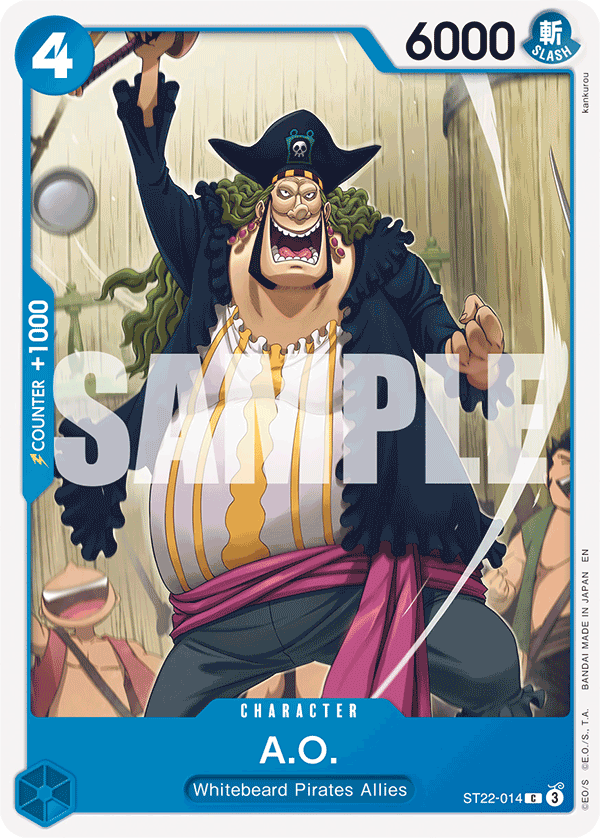 A.O. ST22-014, the C printing from ST-22 of the One Piece Card Game