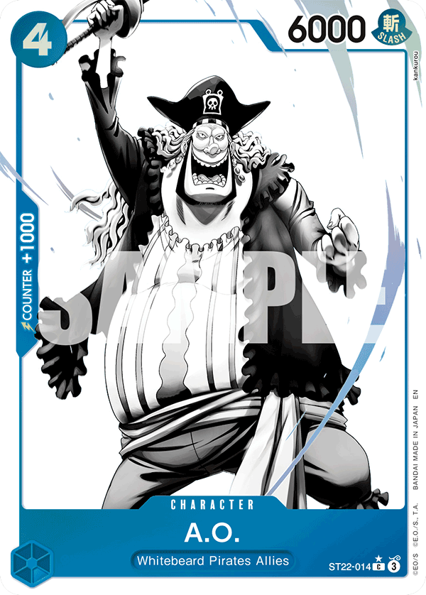 A.O. ST22-014, the C printing from ST-22 of the One Piece Card Game