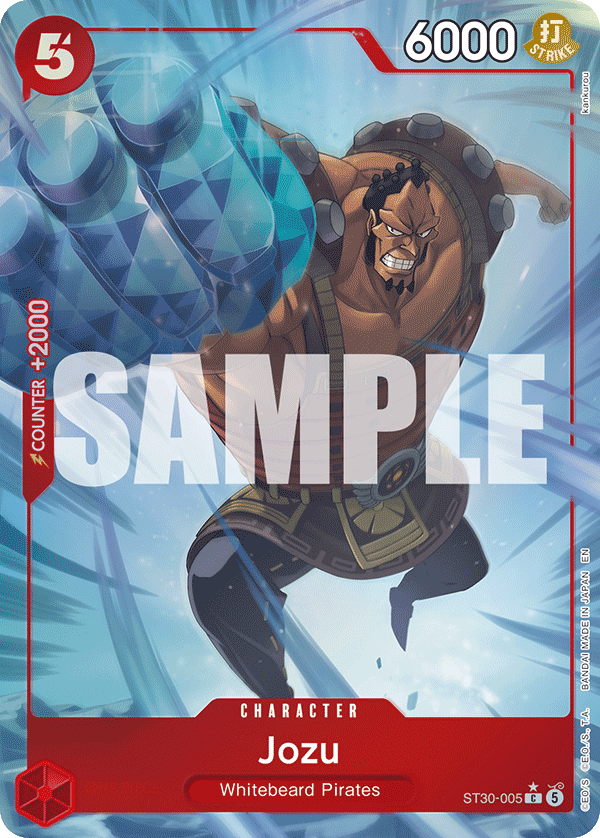 Jozu ST30-005, the C printing from ST-30 of the One Piece Card Game