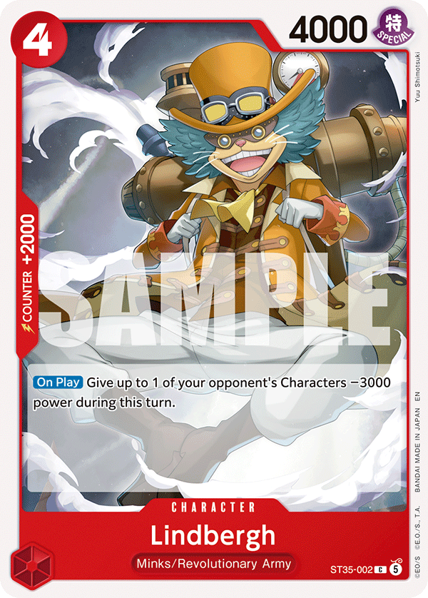 Lindbergh ST35-002, the C printing from ST-35 of the One Piece Card Game