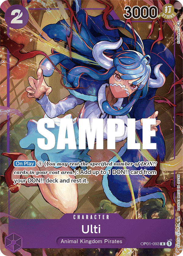 Ulti OP01-093, the R printing from OP-01 of the One Piece Card Game