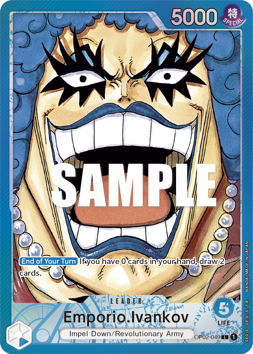 Emporio.Ivankov OP02-049, the L printing from OP-02 of the One Piece Card Game