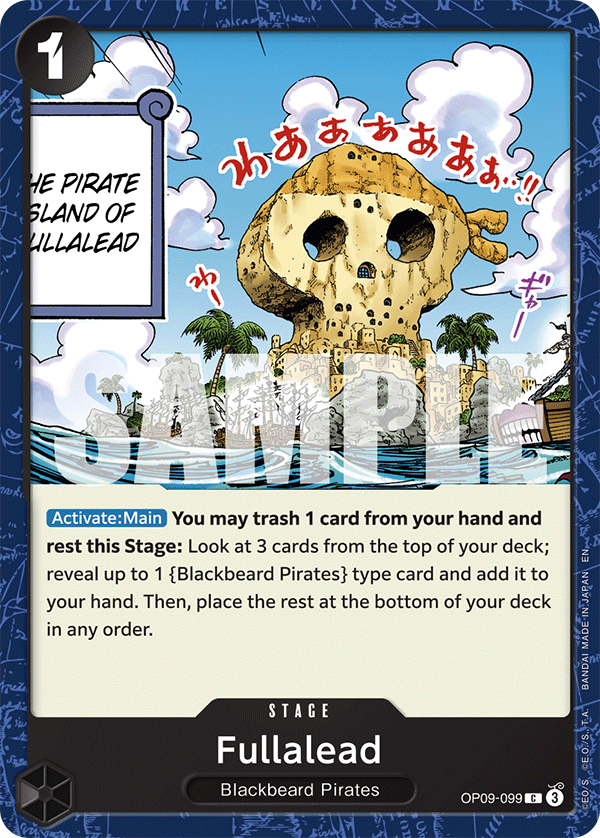 Fullalead OP09-099, the C printing from OP-09 of the One Piece Card Game