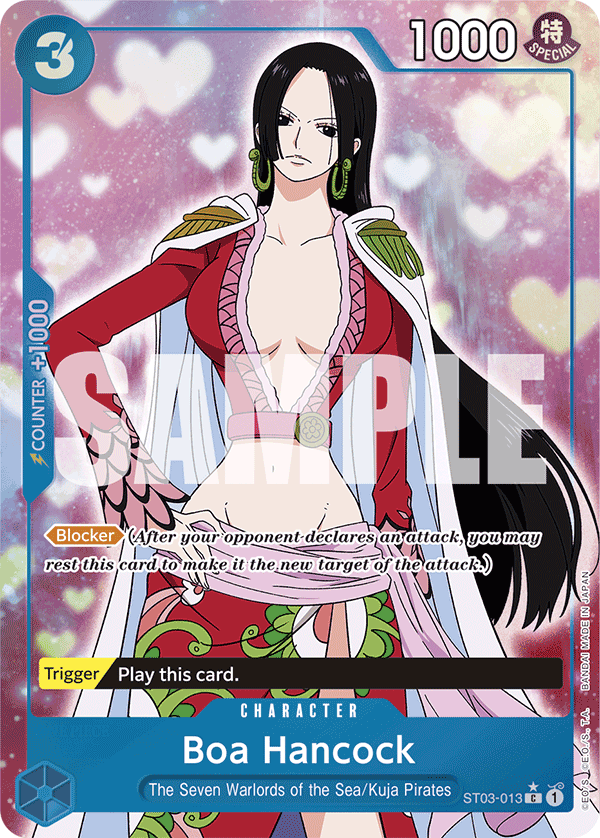 Boa Hancock ST03-013, the C printing from ST-03 of the One Piece Card Game