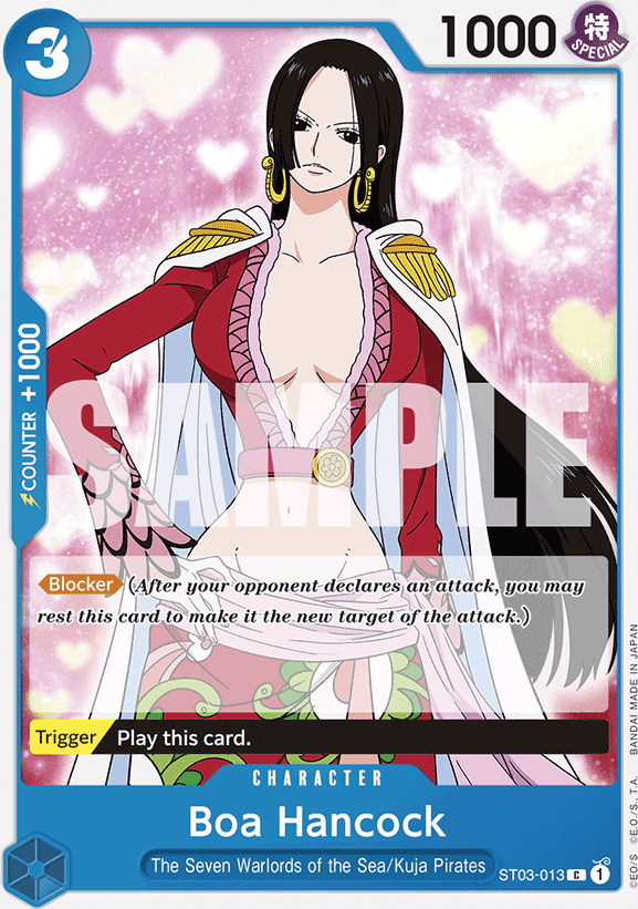 Boa Hancock ST03-013, the C printing from ST-03 of the One Piece Card Game