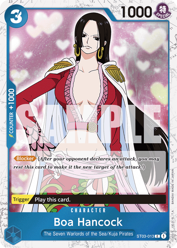Boa Hancock ST03-013, the C printing from ST-03 of the One Piece Card Game
