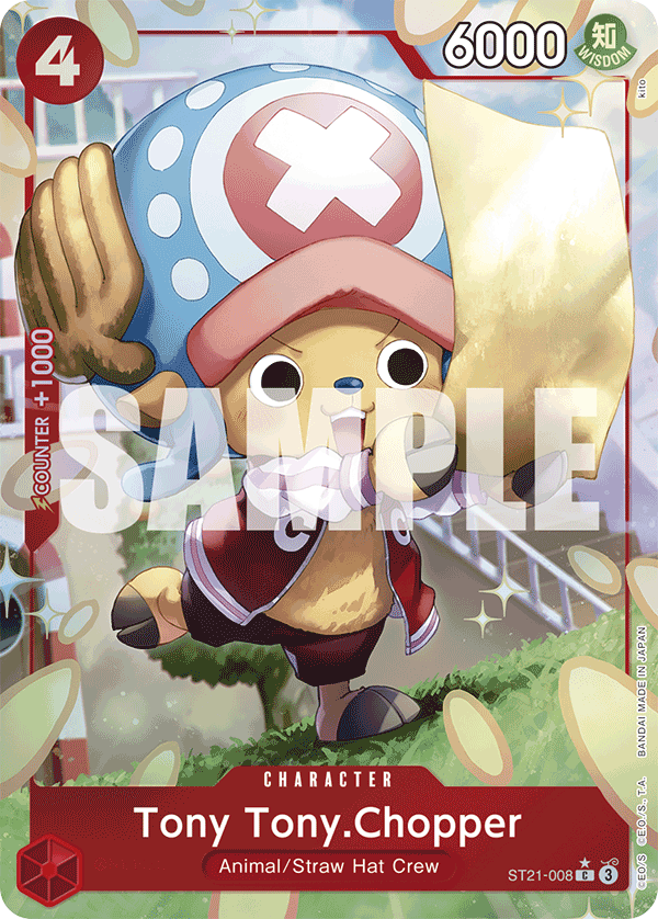 Tony Tony.Chopper ST21-008, the C printing from ST-21 of the One Piece Card Game