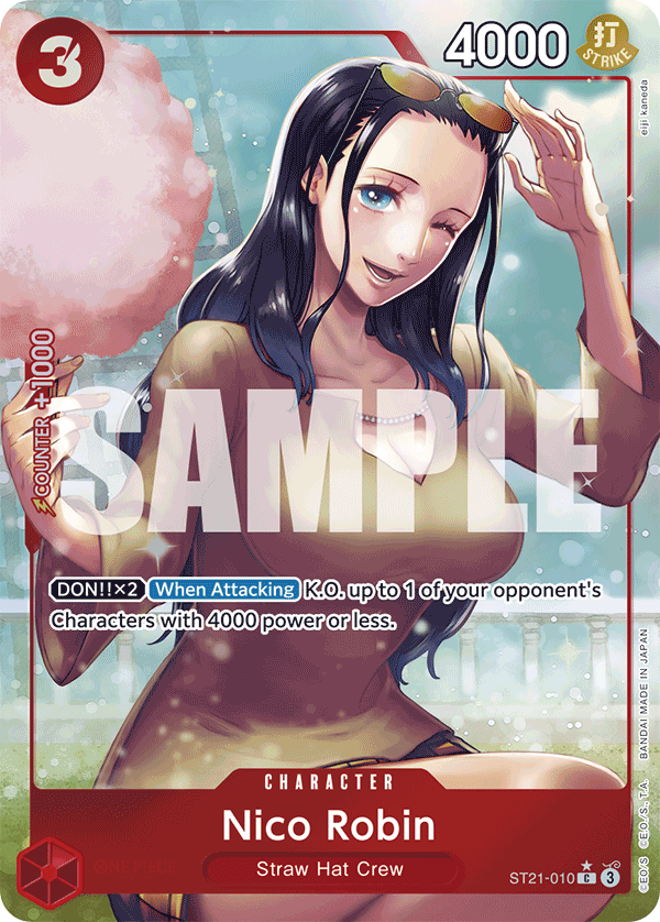 Nico Robin ST21-010, the C printing from ST-21 of the One Piece Card Game